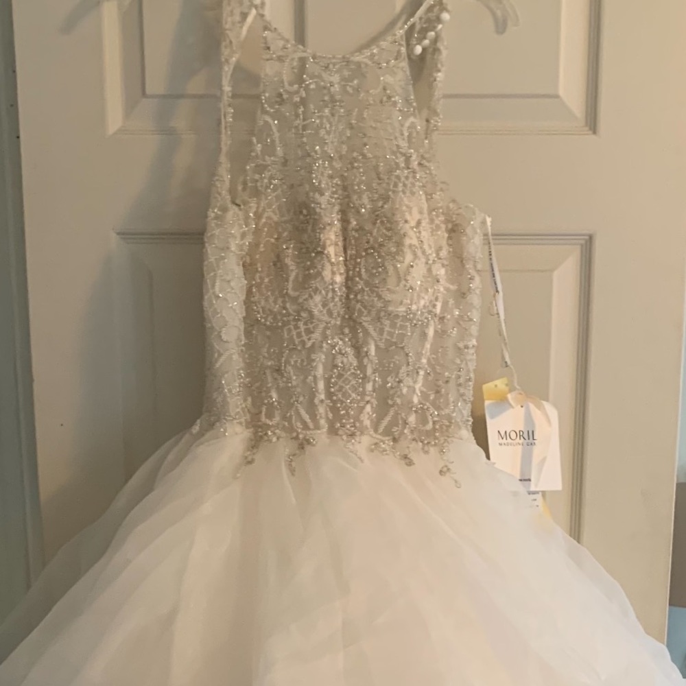 Mori Lee Bridal ballgown in Ivory, size 8